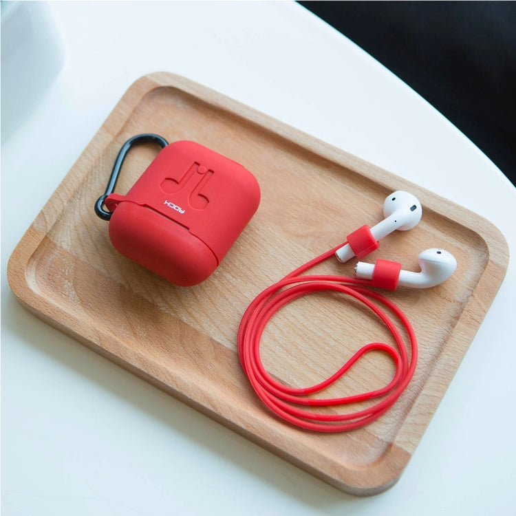 ROCK Wireless Bluetooth Earphone Anti-lost Storage Bag for Apple AirPods, with Cable (Earphone is not Included)