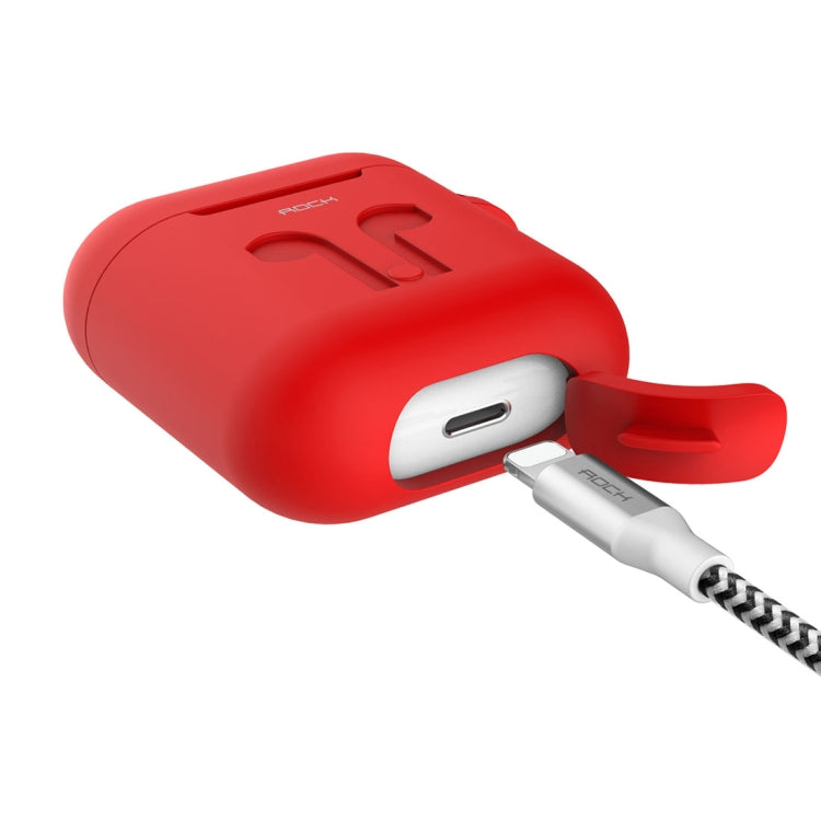 ROCK Wireless Bluetooth Earphone Anti-lost Storage Bag for Apple AirPods, with Cable (Earphone is not Included)