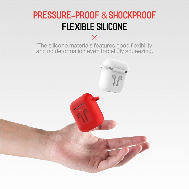 ROCK Wireless Bluetooth Earphone Anti-lost Storage Bag for Apple AirPods, with Cable (Earphone is not Included)