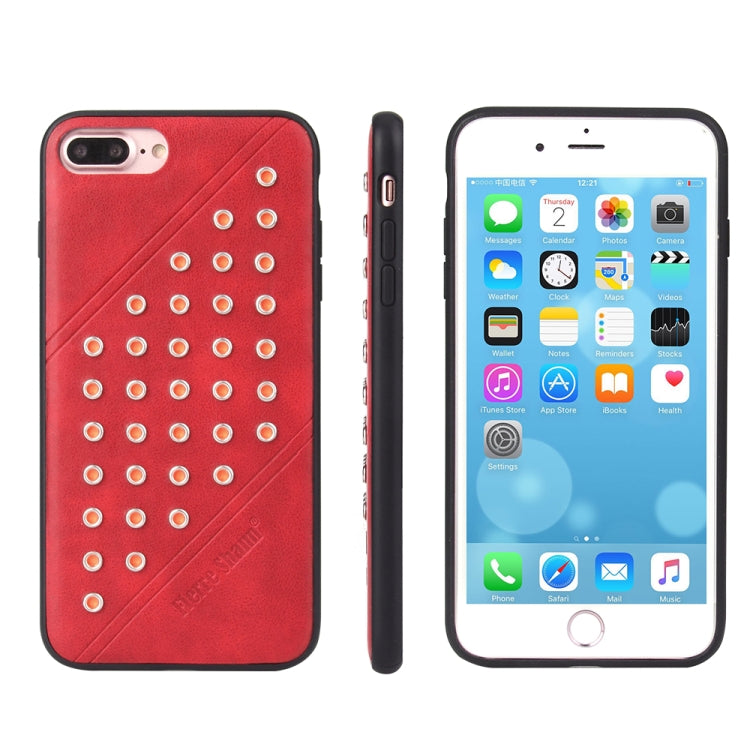 Star Series Retro Crazy Horse Texture PU Leather Case for iPhone 8 Plus / 7 Plus