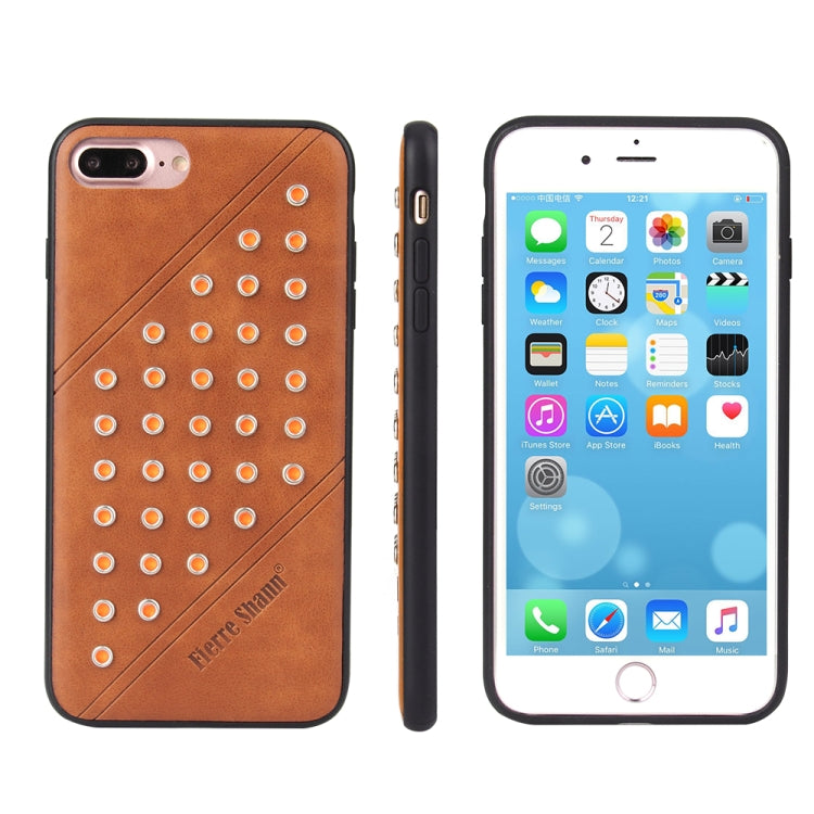 Star Series Retro Crazy Horse Texture PU Leather Case for iPhone 8 Plus / 7 Plus