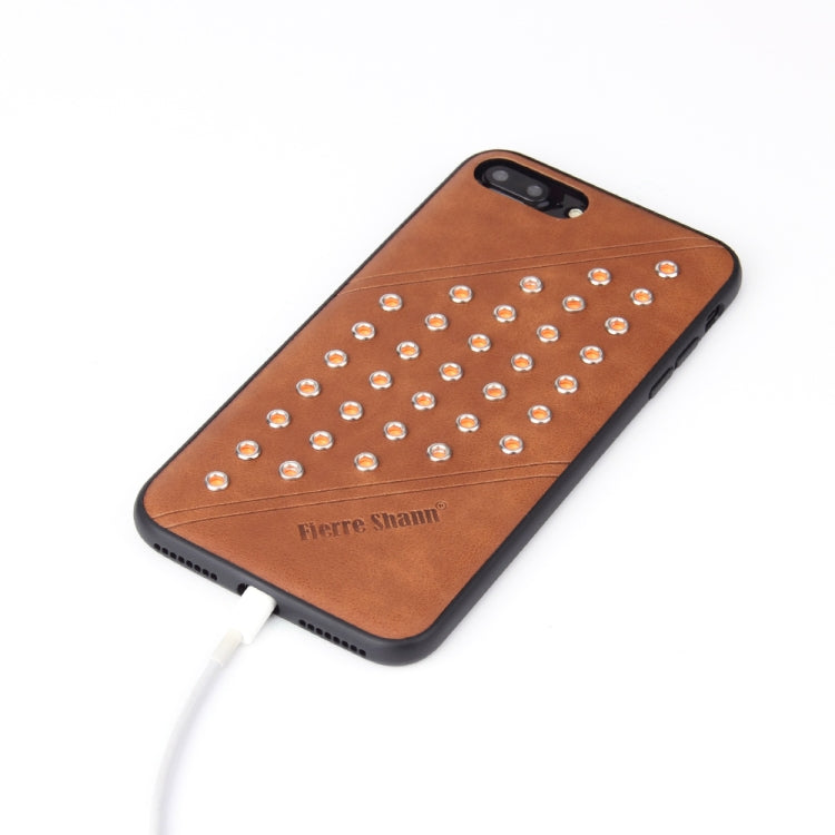 Star Series Retro Crazy Horse Texture PU Leather Case for iPhone 8 Plus / 7 Plus