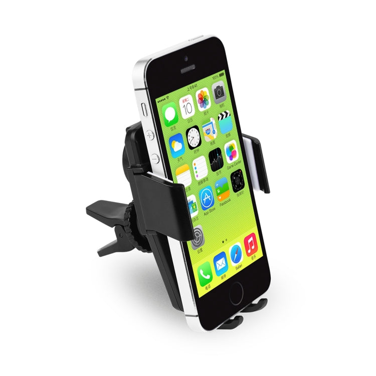 Car Air Outlet Mount DC 5V 2A USB Ports Adjustable Angle Knob Bracket Phone Holder, For iPhone, Samsung, LG, HTC, Huawei and other 2.3-3.5 inch Smartphones