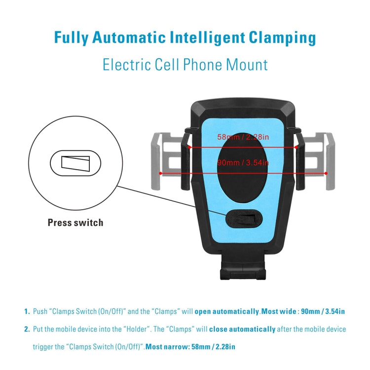 Car Air Outlet Mount DC 5V 2A USB Ports Adjustable Angle Knob Bracket Phone Holder, For iPhone, Samsung, LG, HTC, Huawei and other 2.3-3.5 inch Smartphones