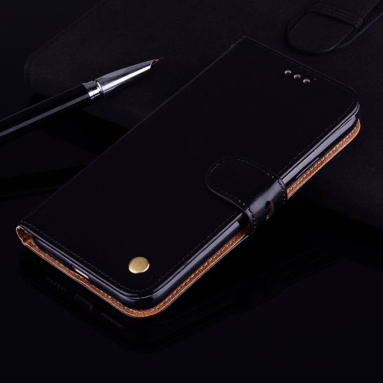 For iPhone 8 Plus & 7 Plus Business Style Oil Wax Texture Horizontal Flip Leather Case with Holder & Card Slots & Wallet