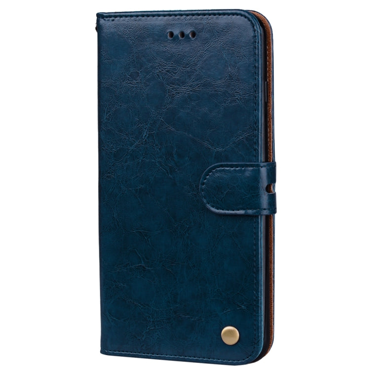 For iPhone 8 Plus & 7 Plus Business Style Oil Wax Texture Horizontal Flip Leather Case with Holder & Card Slots & Wallet