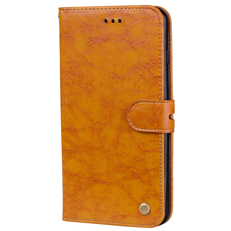 For iPhone 8 Plus & 7 Plus Business Style Oil Wax Texture Horizontal Flip Leather Case with Holder & Card Slots & Wallet