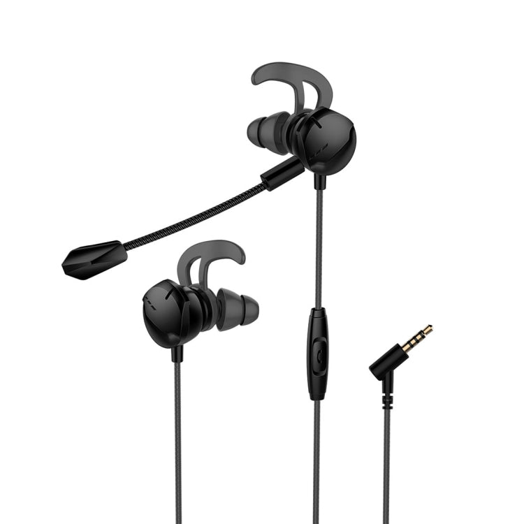 Rock Space Mufree G2 Gaming Earphone with Mic & 3.5mm Jack Plug & Play, For PS4, Smartphone, Laptop