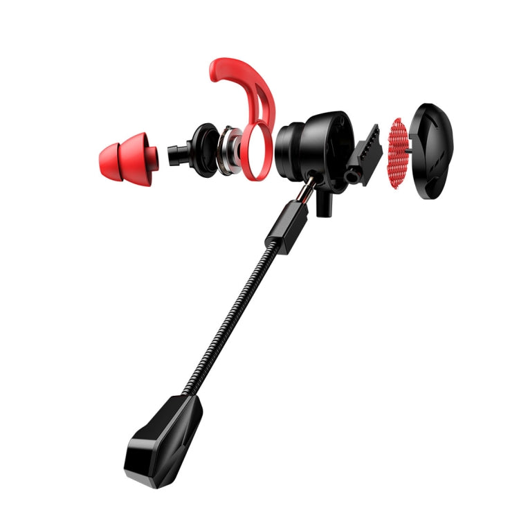 Rock Space Mufree G2 Gaming Earphone with Mic & 3.5mm Jack Plug & Play, For PS4, Smartphone, Laptop