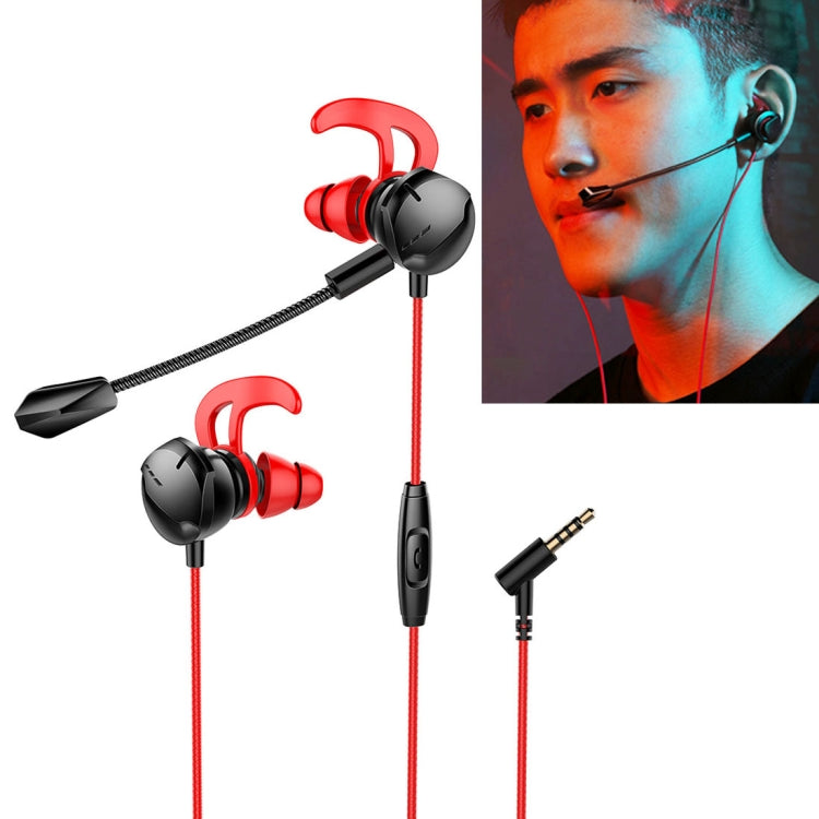 Rock Space Mufree G2 Gaming Earphone with Mic & 3.5mm Jack Plug & Play, For PS4, Smartphone, Laptop