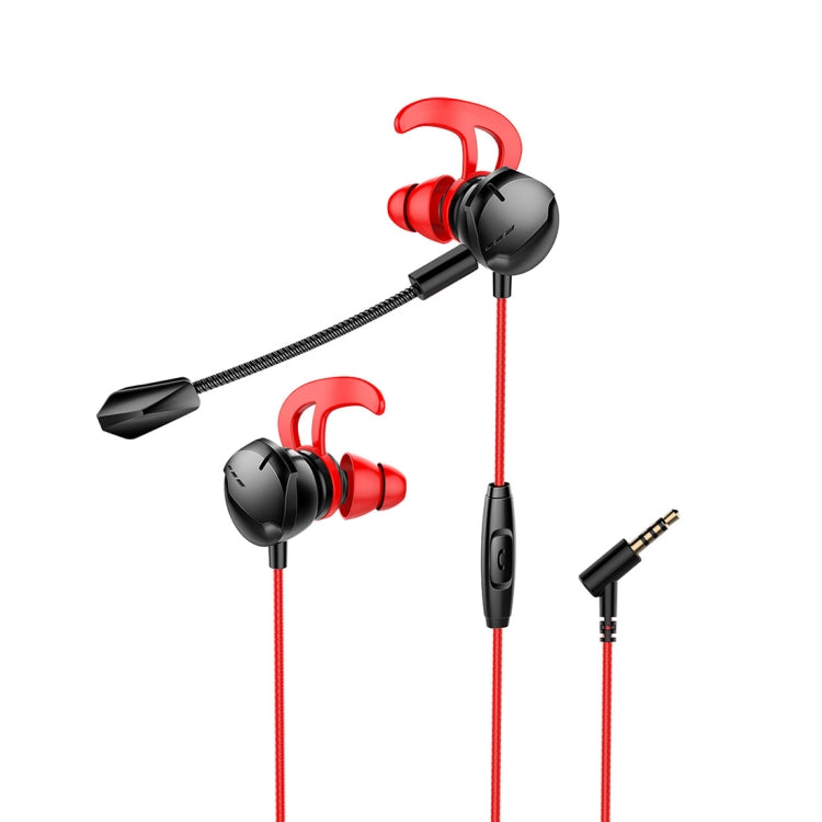 Rock Space Mufree G2 Gaming Earphone with Mic & 3.5mm Jack Plug & Play, For PS4, Smartphone, Laptop