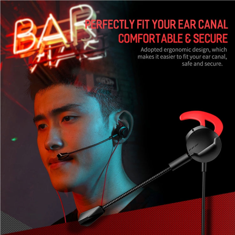 Rock Space Mufree G2 Gaming Earphone with Mic & 3.5mm Jack Plug & Play, For PS4, Smartphone, Laptop