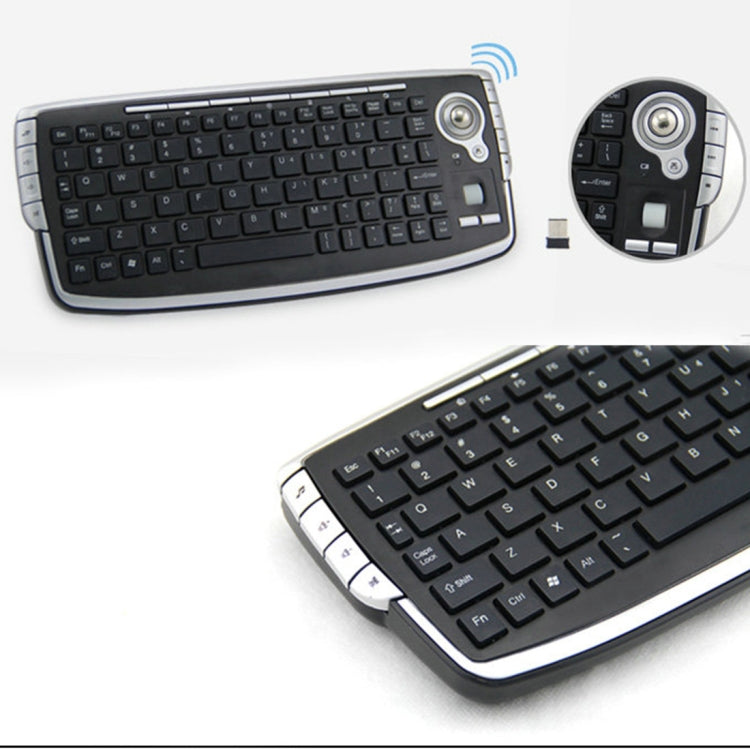 G13 2.4G Wireless Trackball Air Mouse Mini Keyboard Combo for Home TV Android TV Box DVR PC MAC