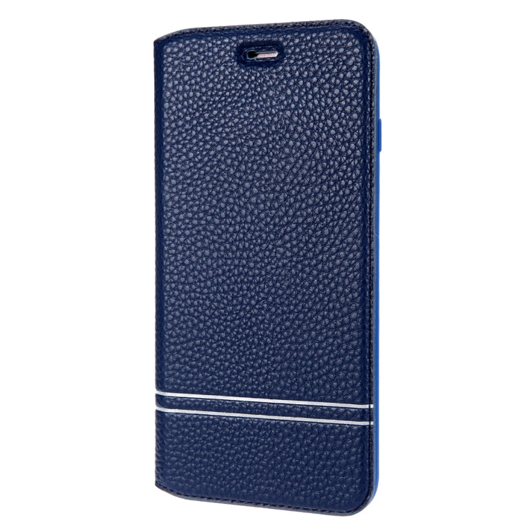 For iPhone 8 Plus & 7 Plus Litchi Texture Horizontal Flip Leather Case with Holder & Card Slots