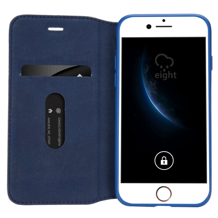 For iPhone 8 Plus & 7 Plus Litchi Texture Horizontal Flip Leather Case with Holder & Card Slots