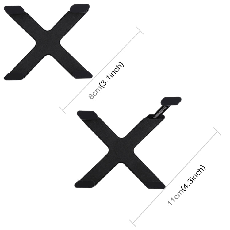 X Shape Clamp Base Lazy Bracket Neck Holder Flexible Long Arm Mount, For iPhone, Galaxy, Huawei, Xiaomi, LG, HTC and Other Smart Phones
