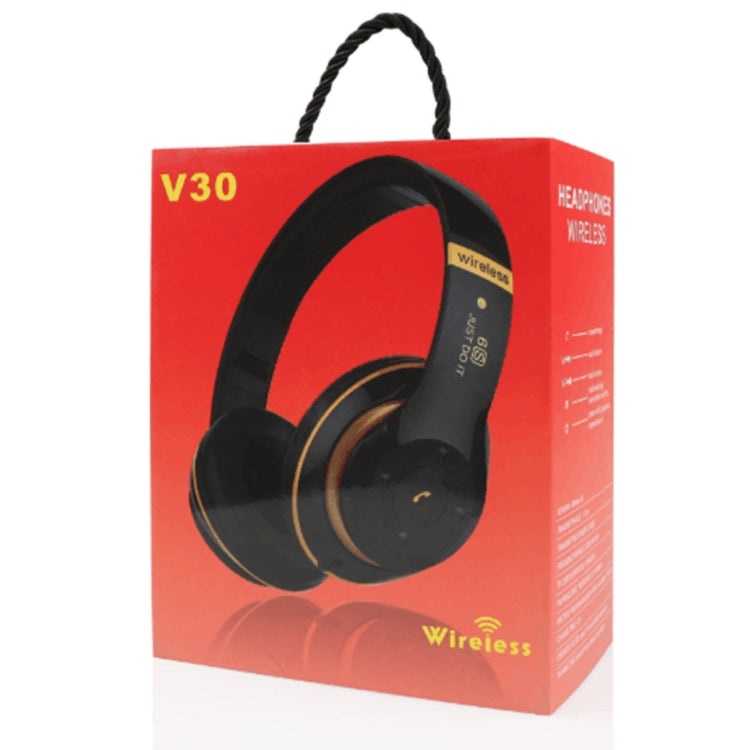 V30 Wireless Bluetooth 4.2 Headphone with Mic & FM & TF Card & Handfree Function, For iPhone, iPad, iPod, Samsung, HTC, Sony, Huawei, Xiaomi and other Audio Devices