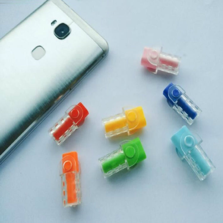 USB Data Charging Cable Protector Anti Breaking Protective Sleeve, Random Color Delivery
