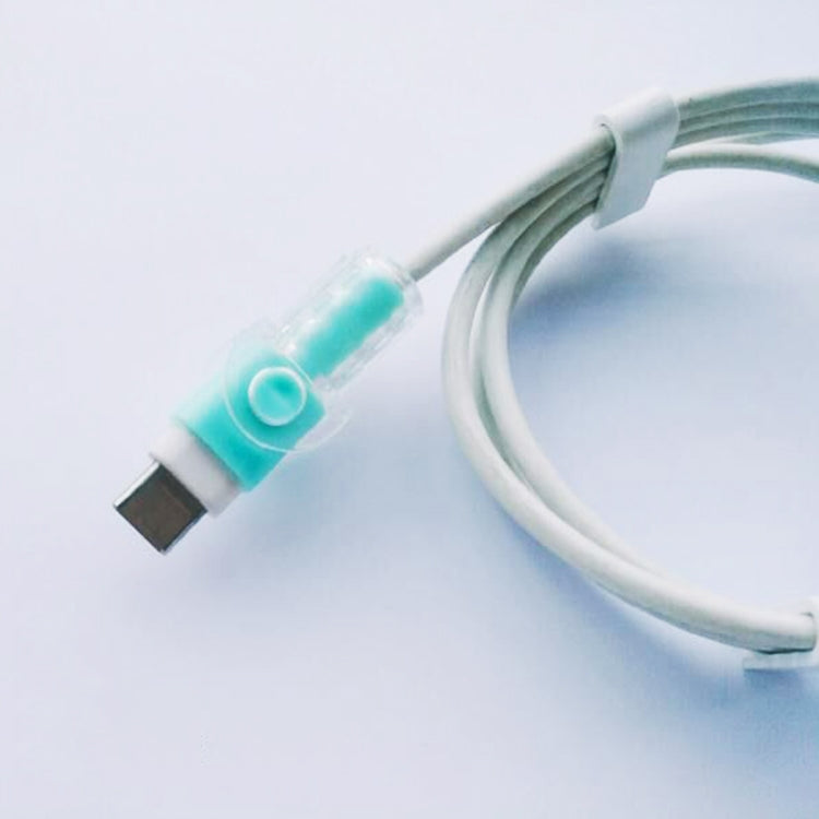 USB Data Charging Cable Protector Anti Breaking Protective Sleeve, Random Color Delivery