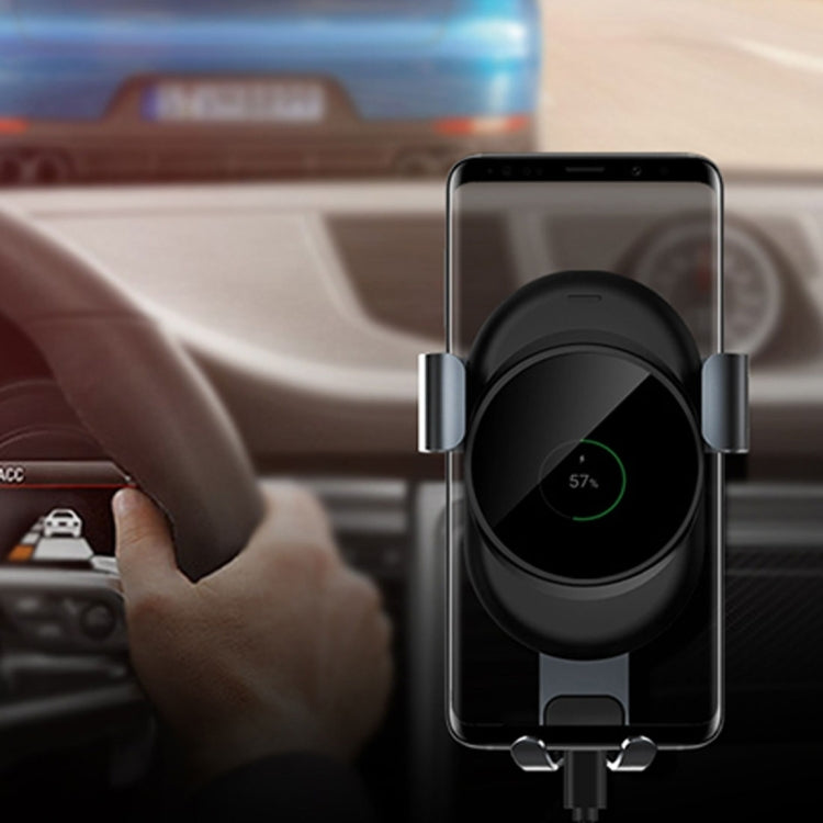 lenuo CL-27 Universal Car Air Vent Mount Clamp Phone Gravity Holder, For iPhone, Galaxy, Sony, Lenovo, HTC, Huawei and other Smartphones(Grey)