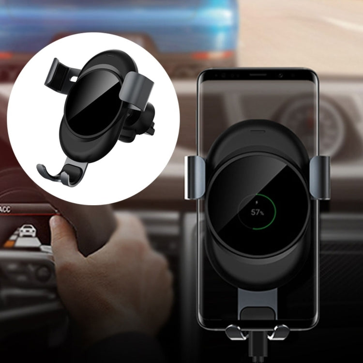 lenuo CL-27 Universal Car Air Vent Mount Clamp Phone Gravity Holder, For iPhone, Galaxy, Sony, Lenovo, HTC, Huawei and other Smartphones(Grey)