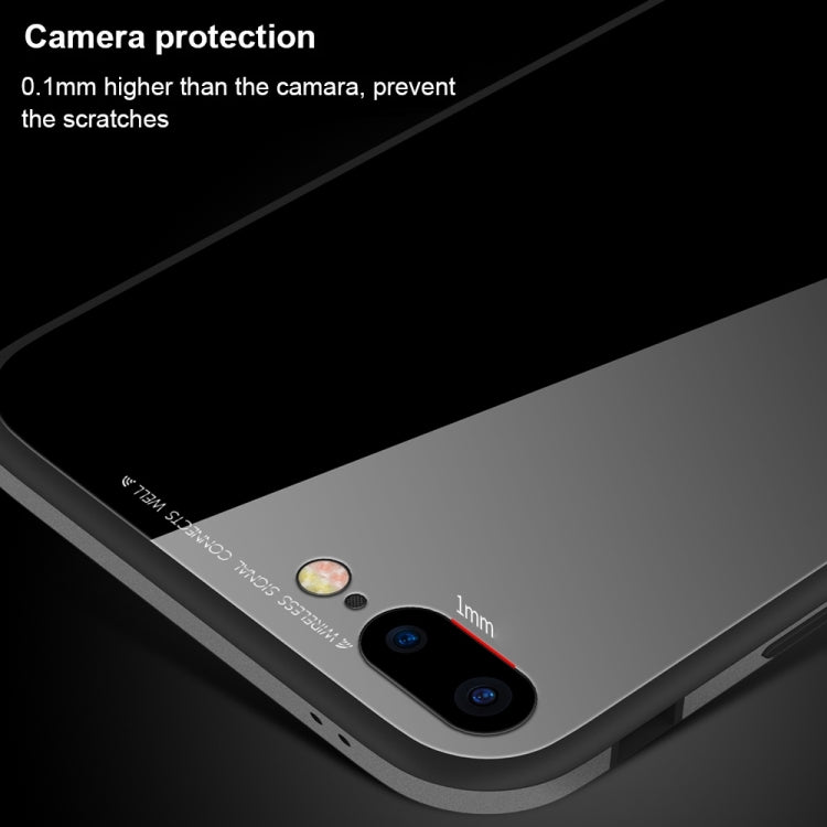 SULADA Metal Frame Toughened Glass Case for iPhone 8 Plus & 7 Plus