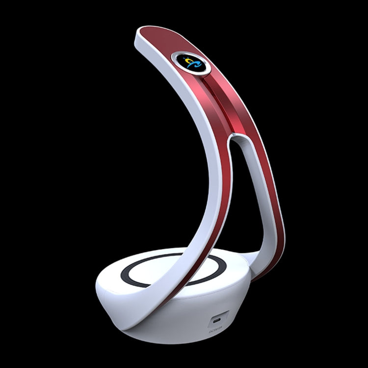 HAMTOD T10 LED Desk Lamp 10W Max Fast Charging Qi Wireless Charger Pad, For iPhone, Galaxy, Huawei, Xiaomi, LG, HTC and Other Smart Phones