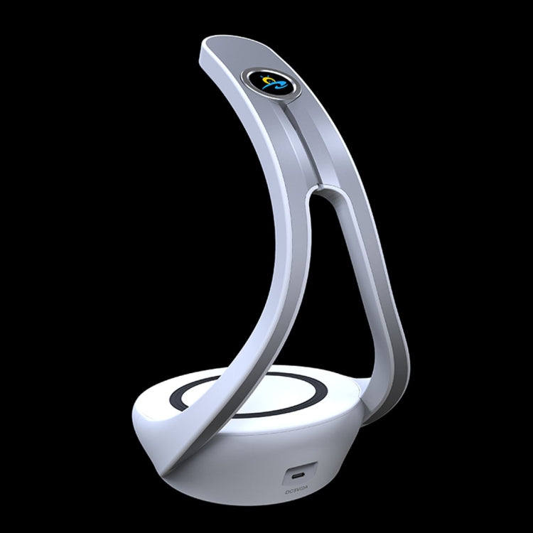 HAMTOD T10 LED Desk Lamp 10W Max Fast Charging Qi Wireless Charger Pad, For iPhone, Galaxy, Huawei, Xiaomi, LG, HTC and Other Smart Phones