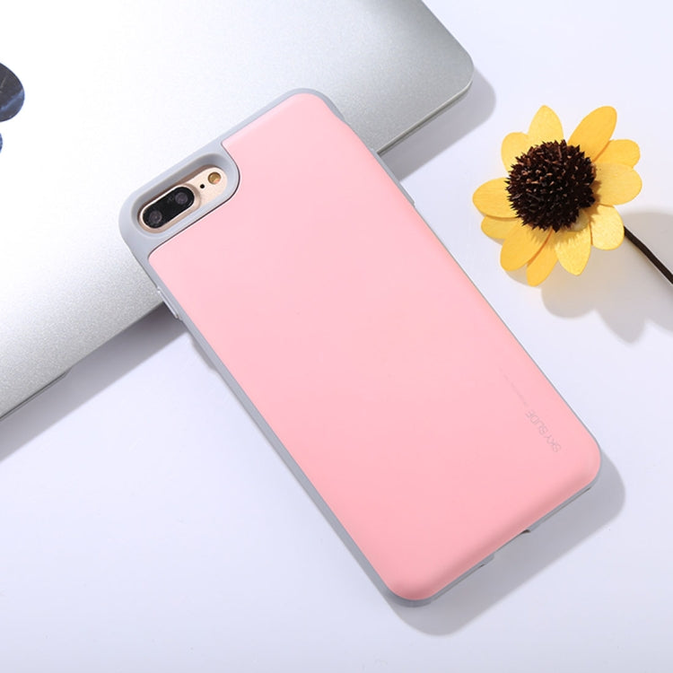 GOOSPERY for iPhone 8 Plus & 7 Plus TPU + PC Sky Slide Bumper Protective Back Case with Card Slot