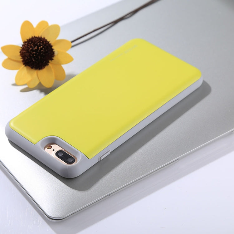 GOOSPERY for iPhone 8 Plus & 7 Plus TPU + PC Sky Slide Bumper Protective Back Case with Card Slot