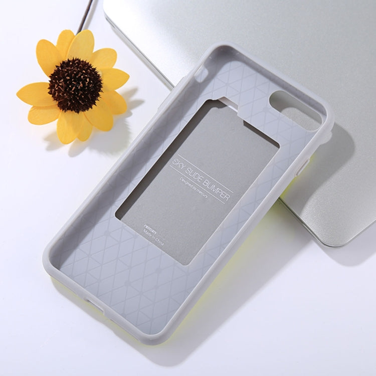 GOOSPERY for iPhone 8 Plus & 7 Plus TPU + PC Sky Slide Bumper Protective Back Case with Card Slot