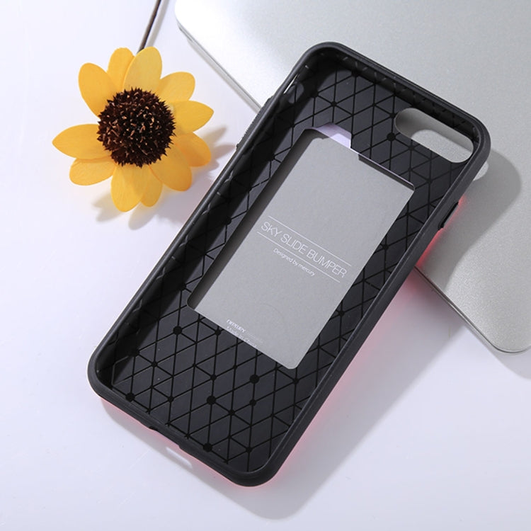 GOOSPERY for iPhone 8 Plus & 7 Plus TPU + PC Sky Slide Bumper Protective Back Case with Card Slot