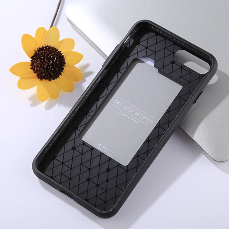 GOOSPERY for iPhone 8 Plus & 7 Plus TPU + PC Sky Slide Bumper Protective Back Case with Card Slot