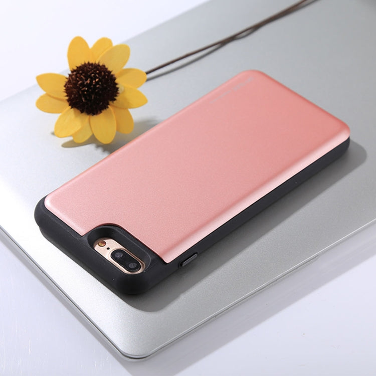 GOOSPERY for iPhone 8 Plus & 7 Plus TPU + PC Sky Slide Bumper Protective Back Case with Card Slot