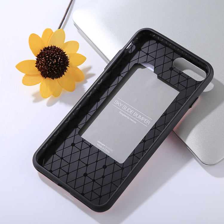 GOOSPERY for iPhone 8 Plus & 7 Plus TPU + PC Sky Slide Bumper Protective Back Case with Card Slot