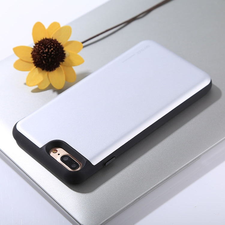 GOOSPERY for iPhone 8 Plus & 7 Plus TPU + PC Sky Slide Bumper Protective Back Case with Card Slot