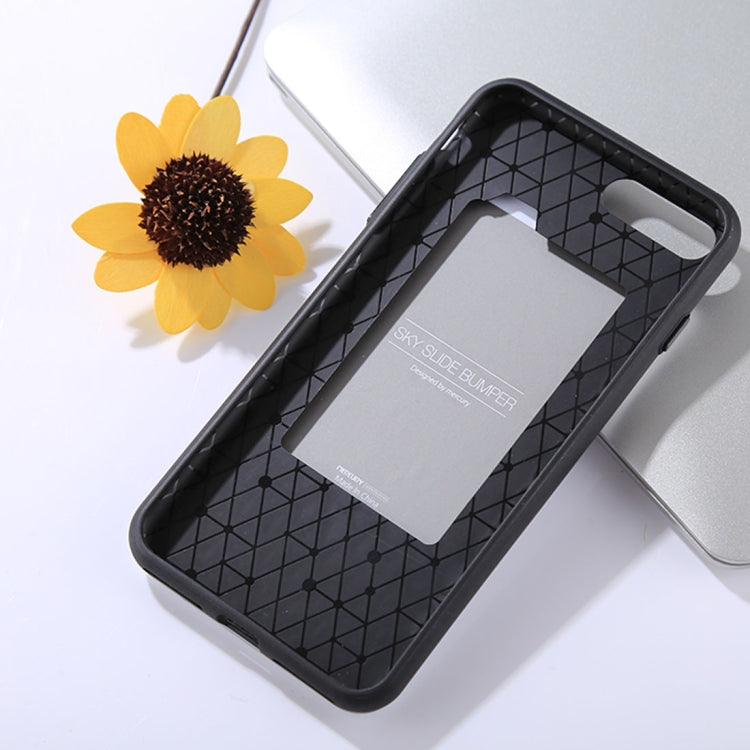 GOOSPERY for iPhone 8 Plus & 7 Plus TPU + PC Sky Slide Bumper Protective Back Case with Card Slot