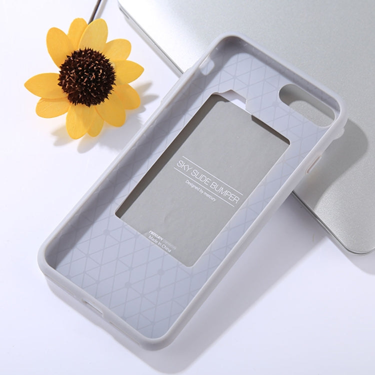 GOOSPERY for iPhone 8 Plus & 7 Plus TPU + PC Sky Slide Bumper Protective Back Case with Card Slot