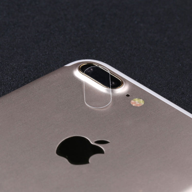 TOTUDESIGN for iPhone 8 Plus & 7 Plus HD Tempered Glass Camera Lens Protective Film Set(Silver)
