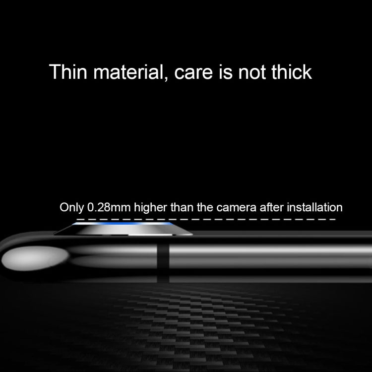 TOTUDESIGN for iPhone 8 Plus & 7 Plus HD Tempered Glass Camera Lens Protective Film Set(Silver)