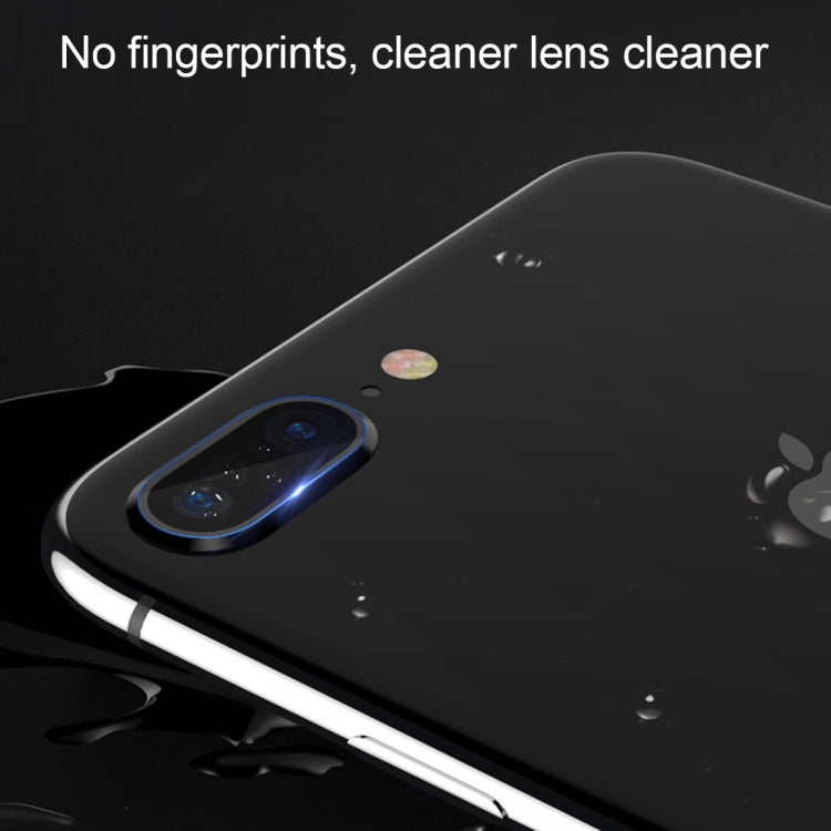 TOTUDESIGN for iPhone 8 Plus & 7 Plus HD Tempered Glass Camera Lens Protective Film Set(Silver)