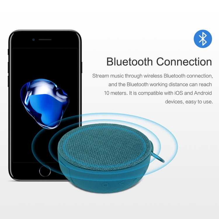 ROCK S20 Portable IPX4 Waterproof Music Loudspeakers Wireless Bluetooth Speaker, Compatible with IOS and Android Devices