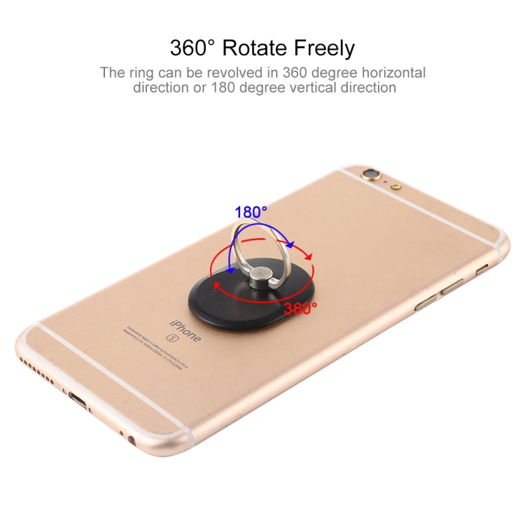 100 PCS Universal Oval Shape 360 Degree Rotatable Ring Stand Holder for Almost All Smartphones