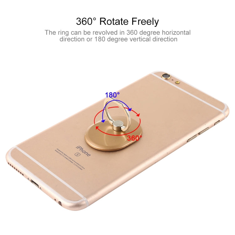 100 PCS Universal Oval Shape 360 Degree Rotatable Ring Stand Holder for Almost All Smartphones