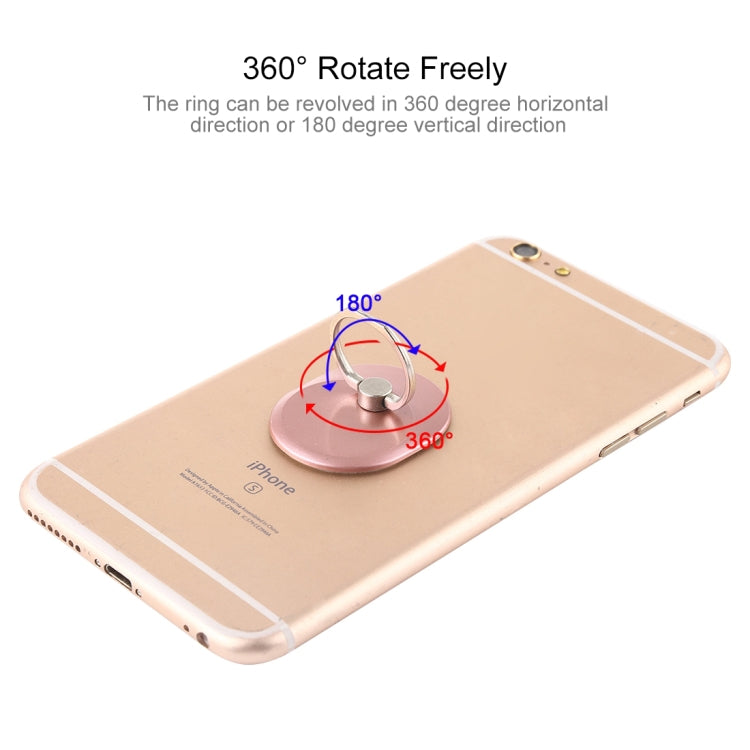 100 PCS Universal Oval Shape 360 Degree Rotatable Ring Stand Holder for Almost All Smartphones
