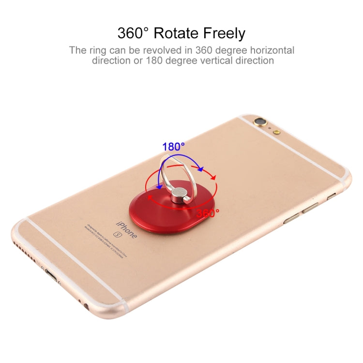 100 PCS Universal Oval Shape 360 Degree Rotatable Ring Stand Holder for Almost All Smartphones