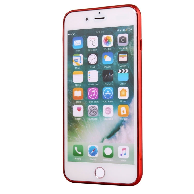 For iPhone 8 Plus & 7 Plus Ultra-thin Electroplating Soft TPU Protective Back Cover Case