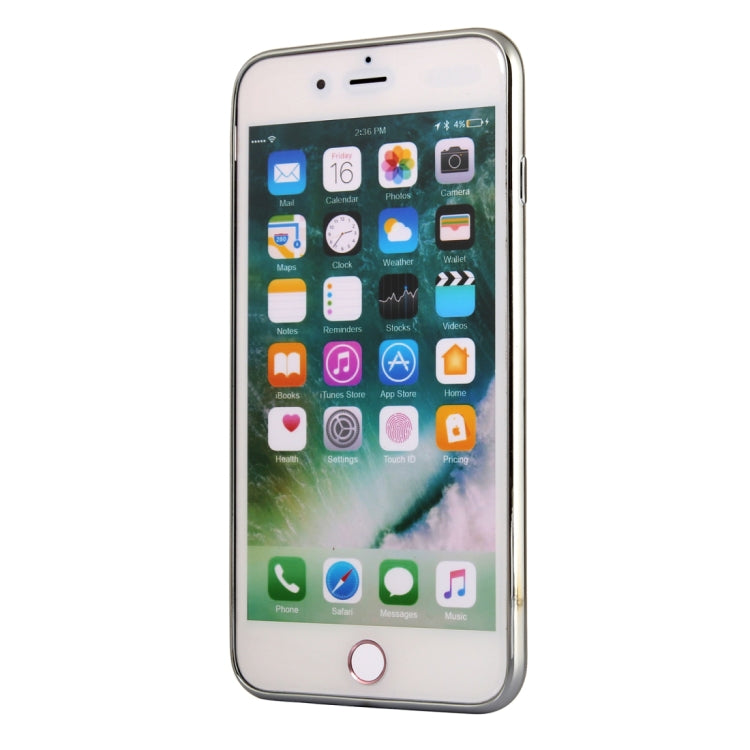For iPhone 8 Plus & 7 Plus Ultra-thin Electroplating Soft TPU Protective Back Cover Case