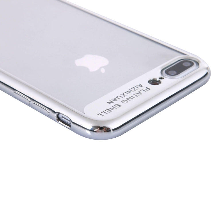 For iPhone 8 Plus & 7 Plus Ultra-thin Electroplating Soft TPU Protective Back Cover Case