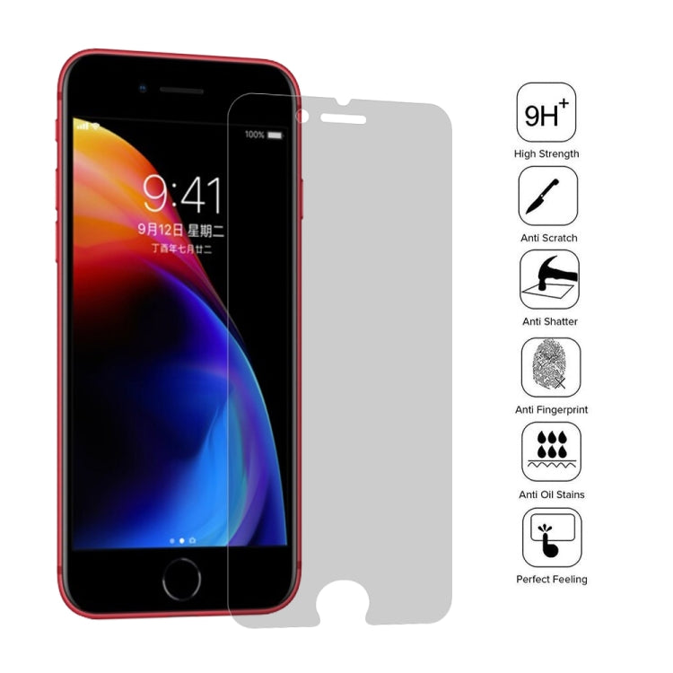 0.26mm 9H 3D Non-full Screen Highly Transparent Privacy Anti-glare Tempered Glass Film for iPhone 8 Plus & 7 Plus